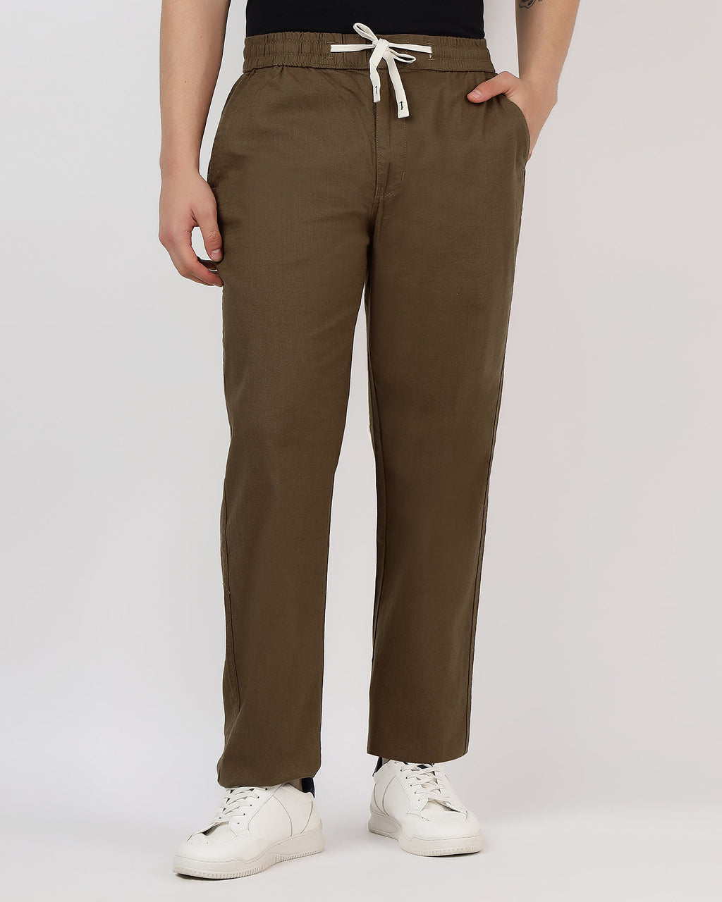 Premium and comfortable white linen pants