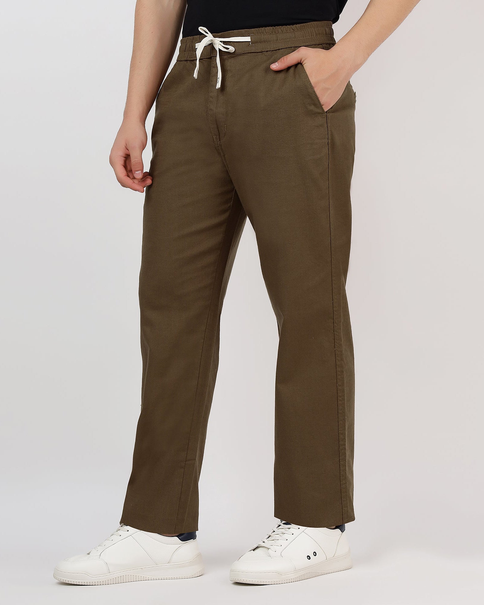 Premium and comfortable white linen pants