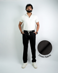 Linen Pant 001 [Black]
