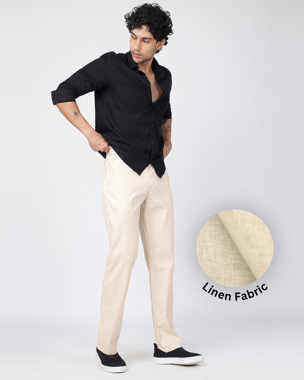 best mens linen trousers
