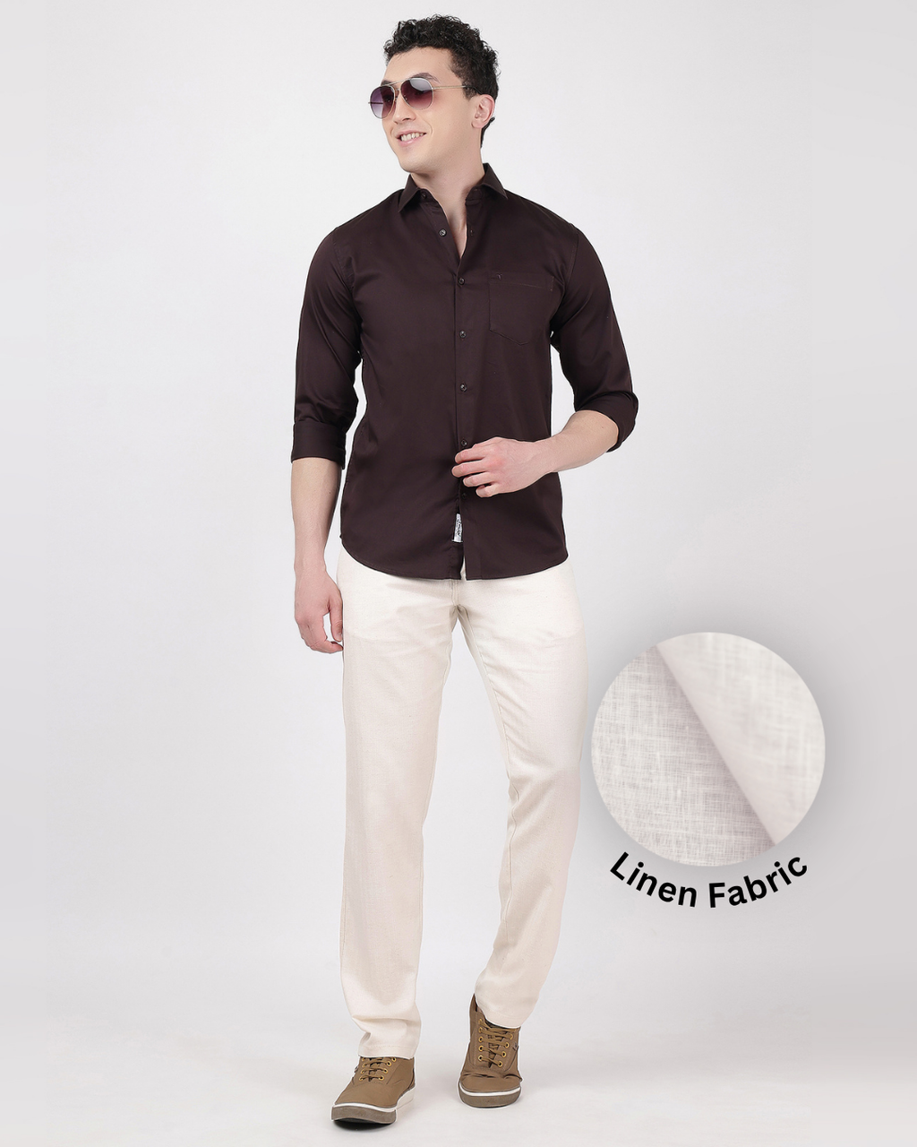 Linen Trousers [Natural]