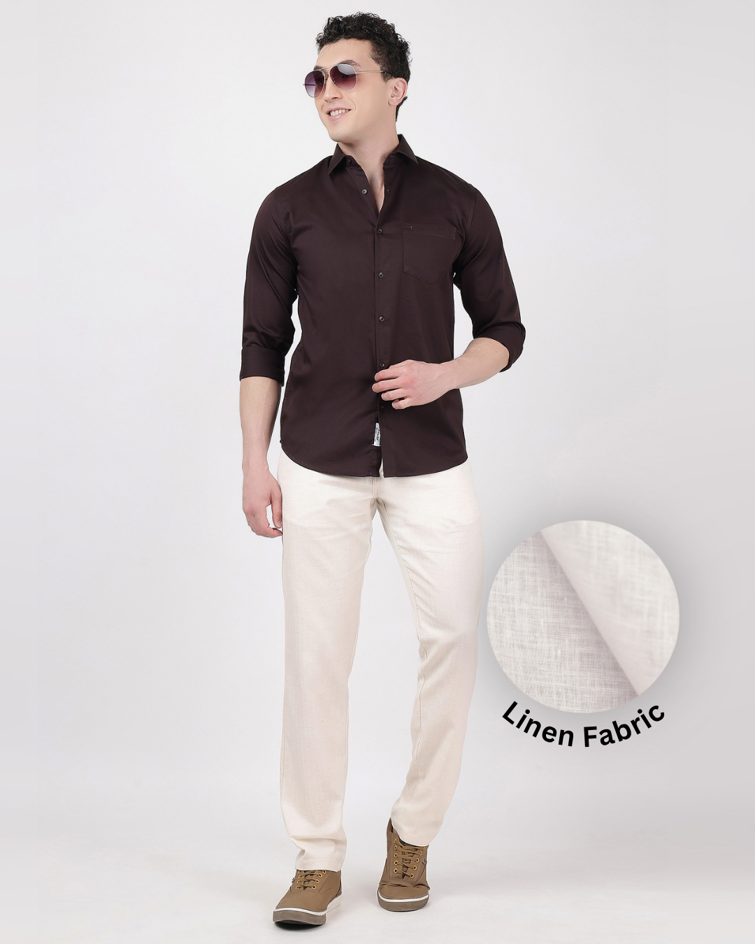Linen Trousers [Natural]