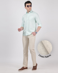 Beige-comfortable-linen-pants