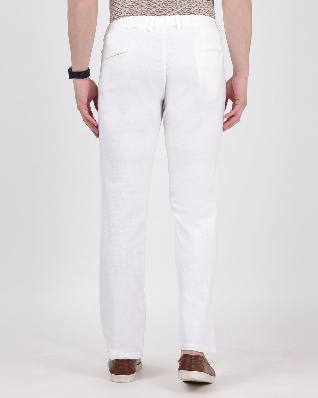White-comfortable-linen-pants