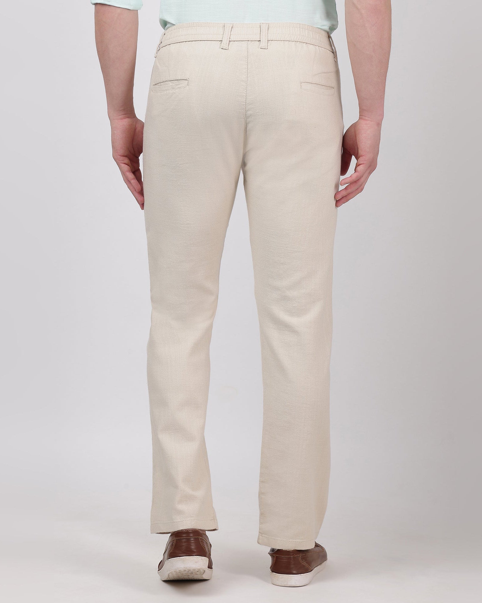 Beige-comfortable-linen-pants