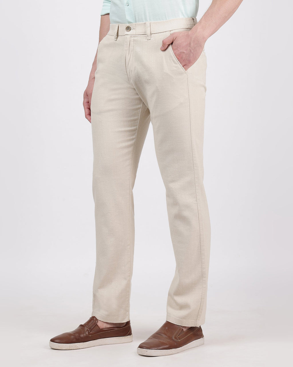 Beige-comfortable-linen-pants