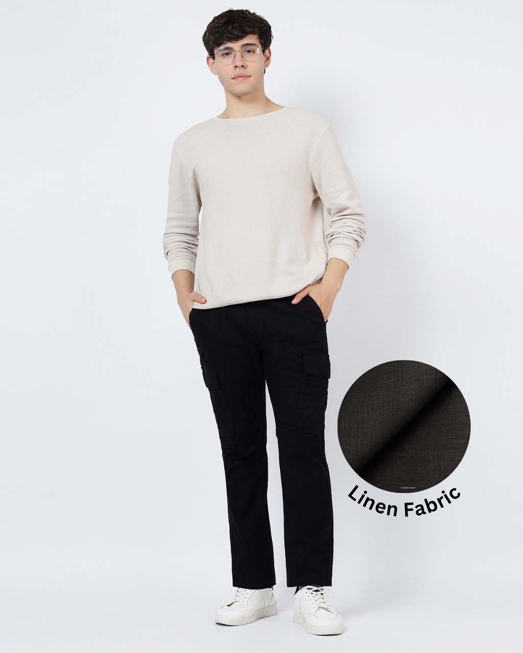 Linen Cargo 001 [Black]