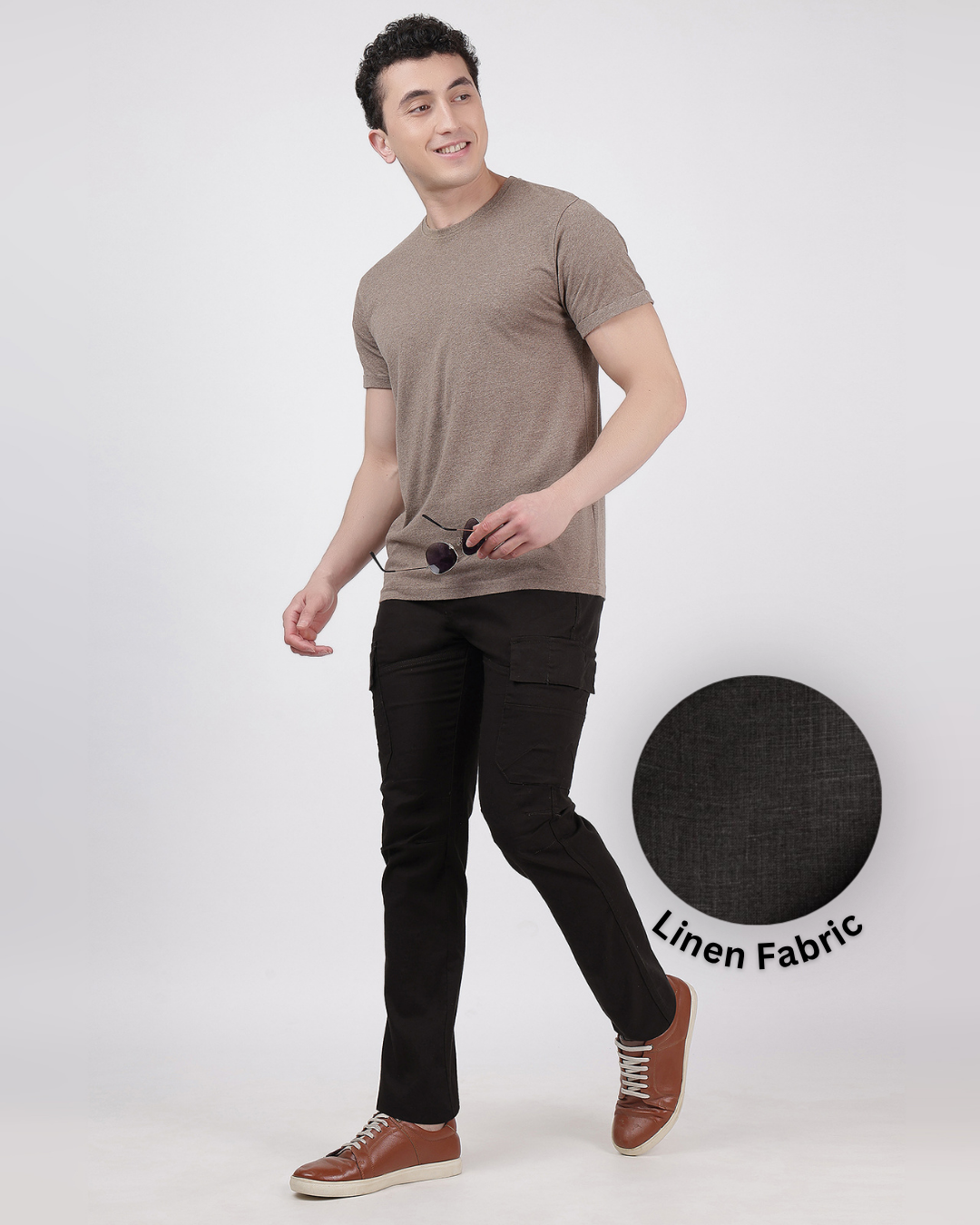 Linen Cargo 001 [Coffee]