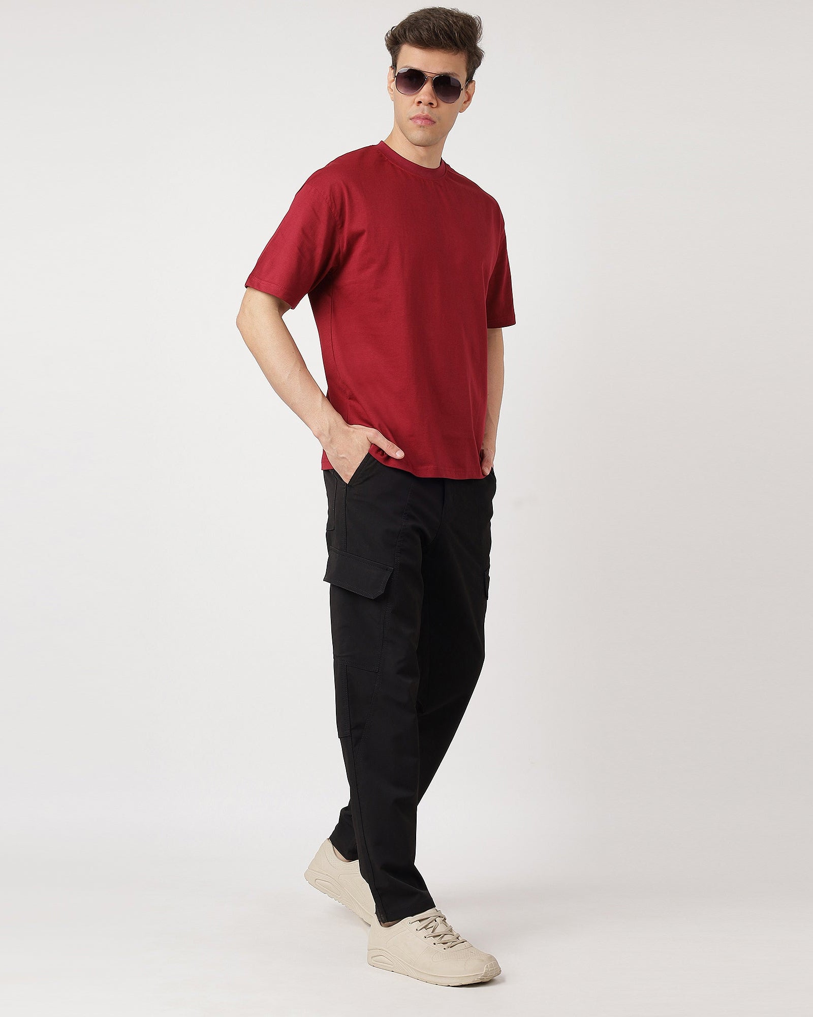 Black-comfortable-cargos