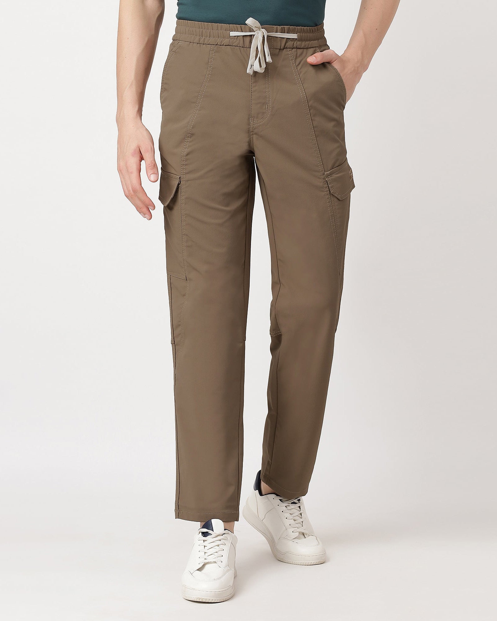 Brown-comfortable-cargos