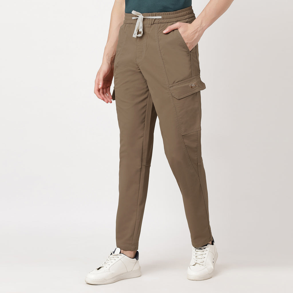 Brown-comfortable-cargos