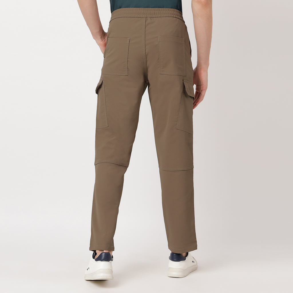 Brown-comfortable-cargos