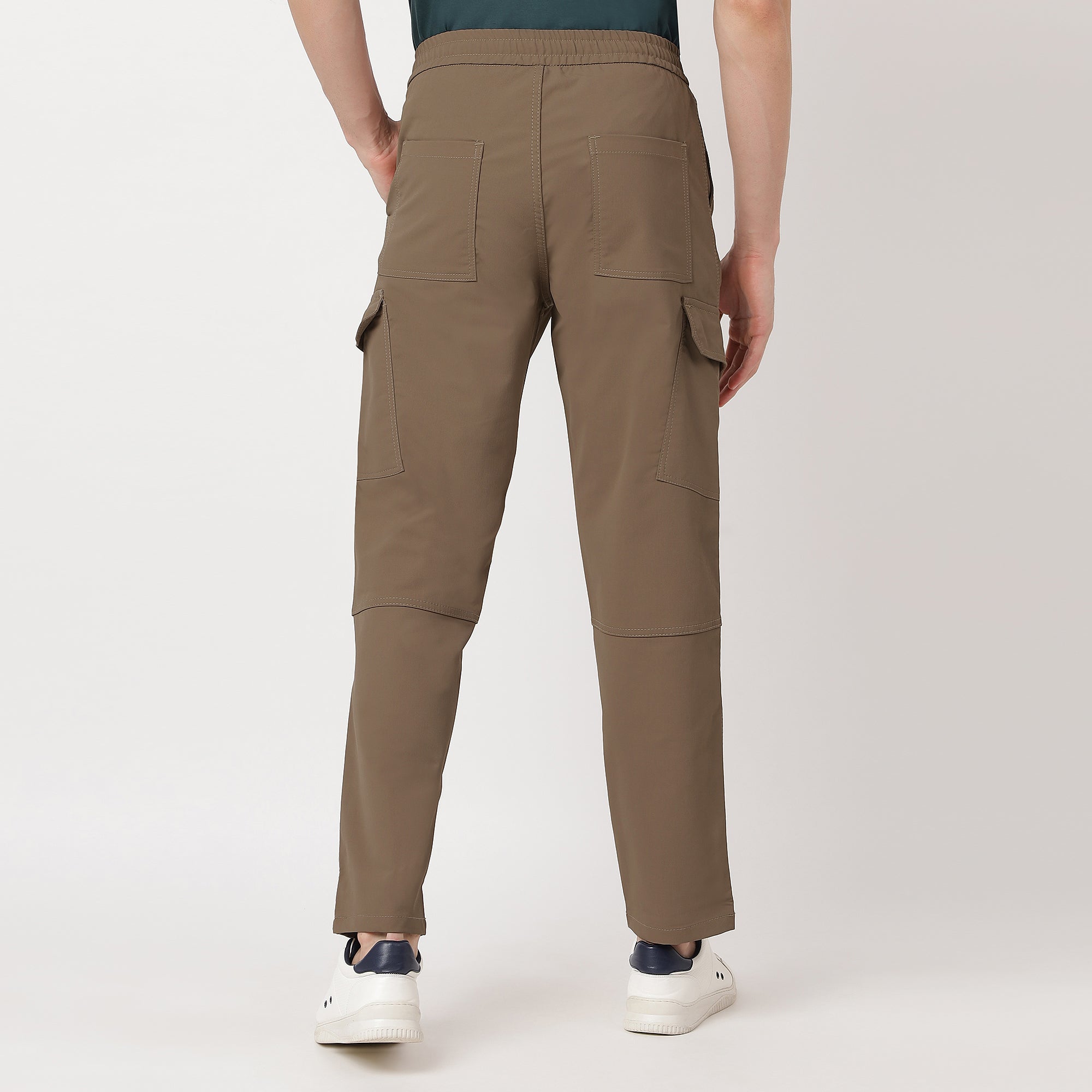 Brown-comfortable-cargos