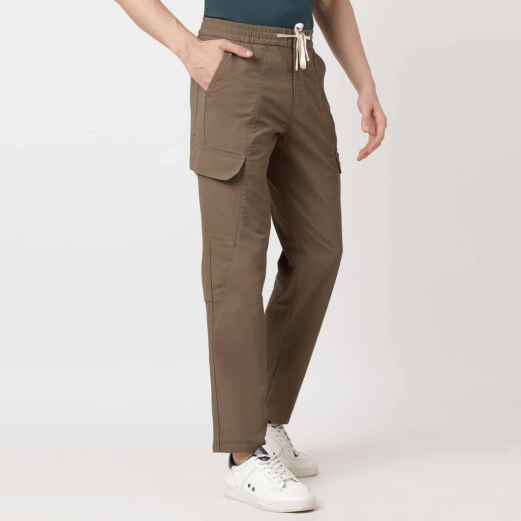 Brown-comfortable-cargos