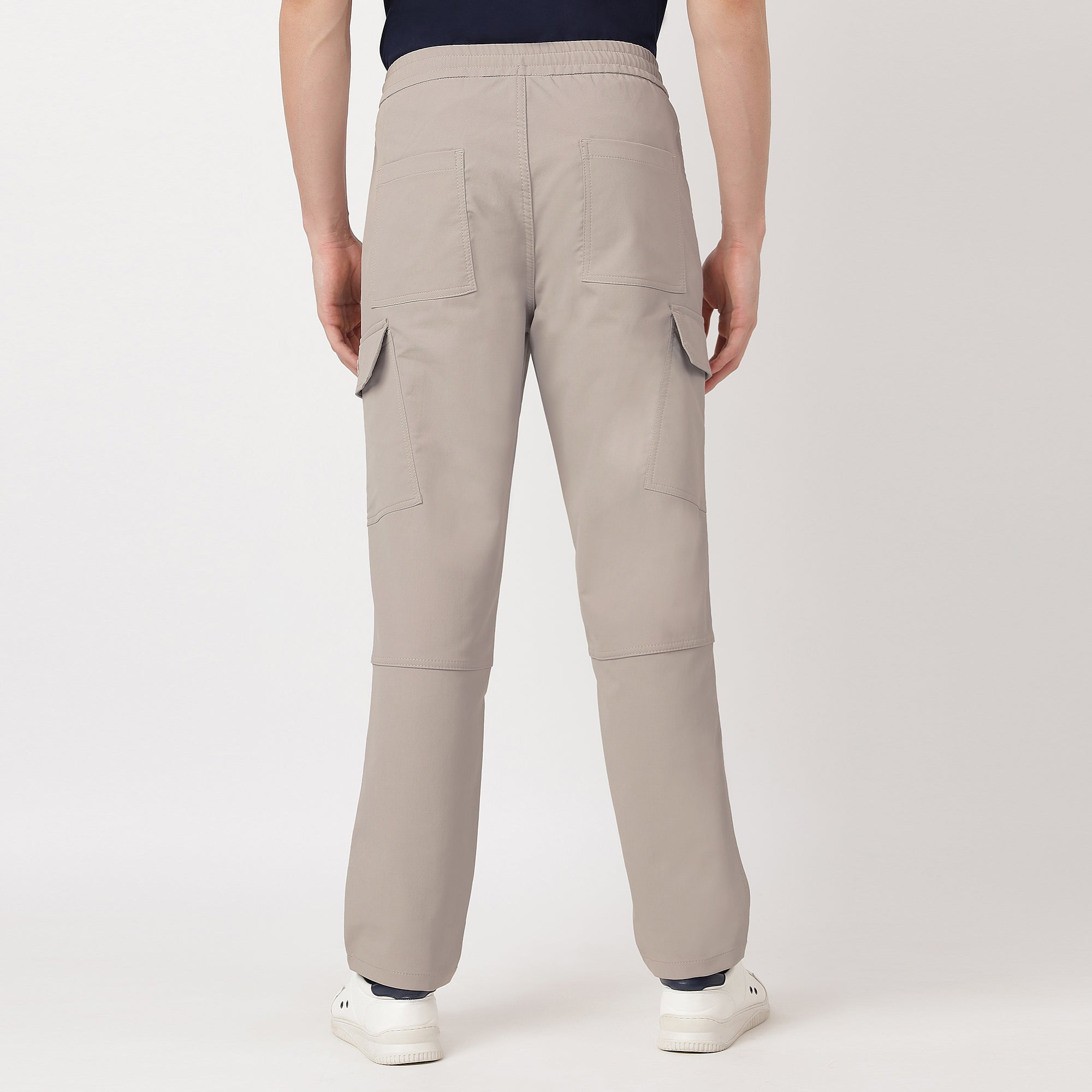 Grey-comfortable-cargos
