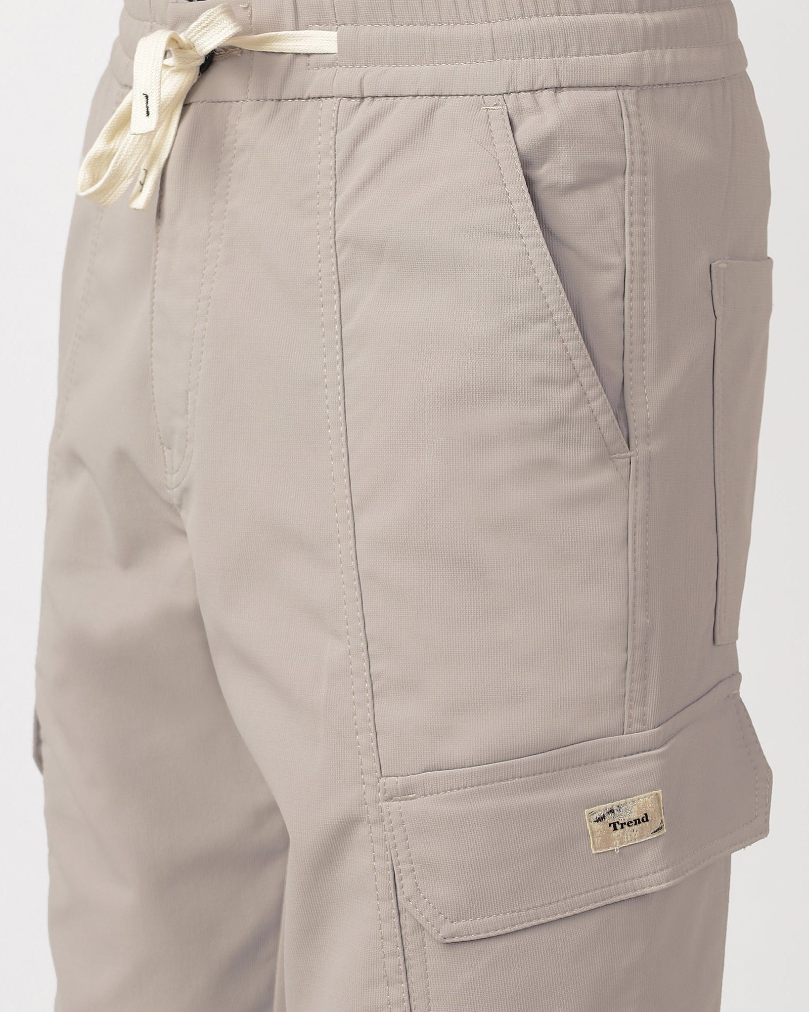Grey-comfortable-cargos