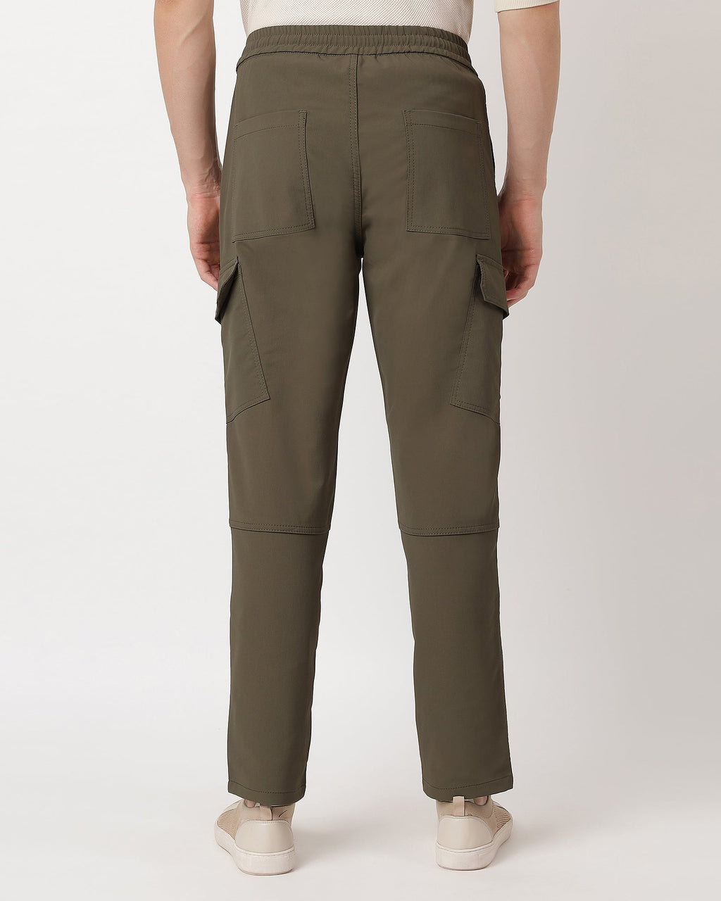 Olive-comfortable-cargos