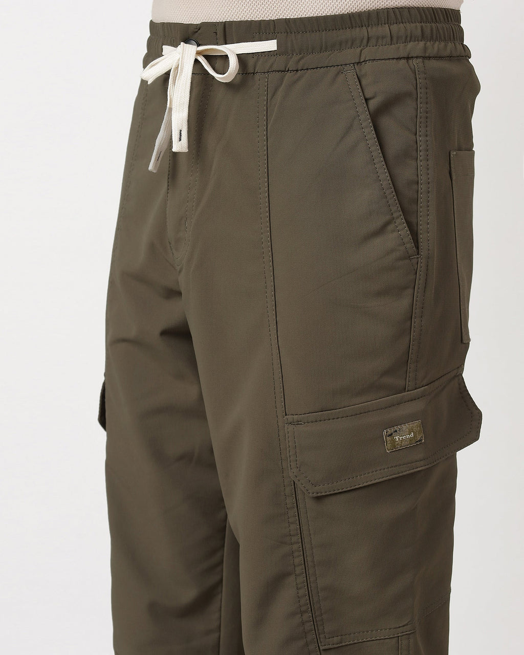 Olive-comfortable-cargos