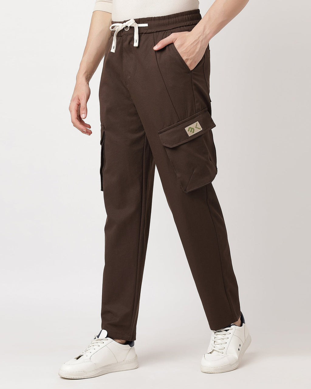Brown-comfortable-cargos