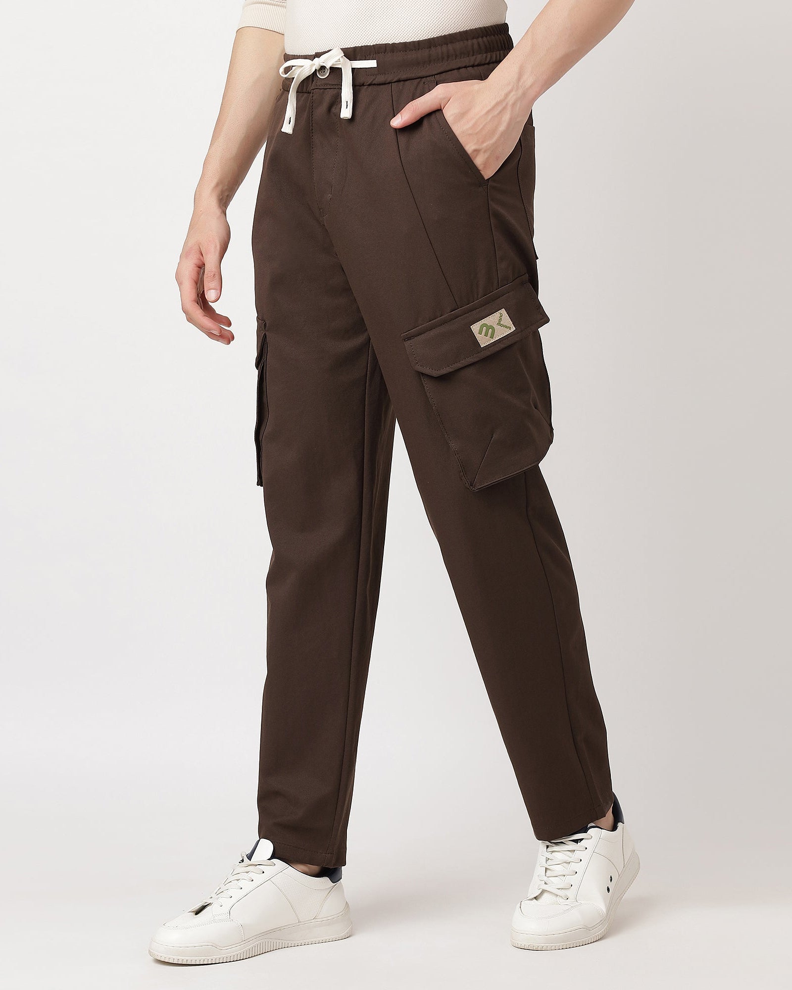Brown-comfortable-cargos