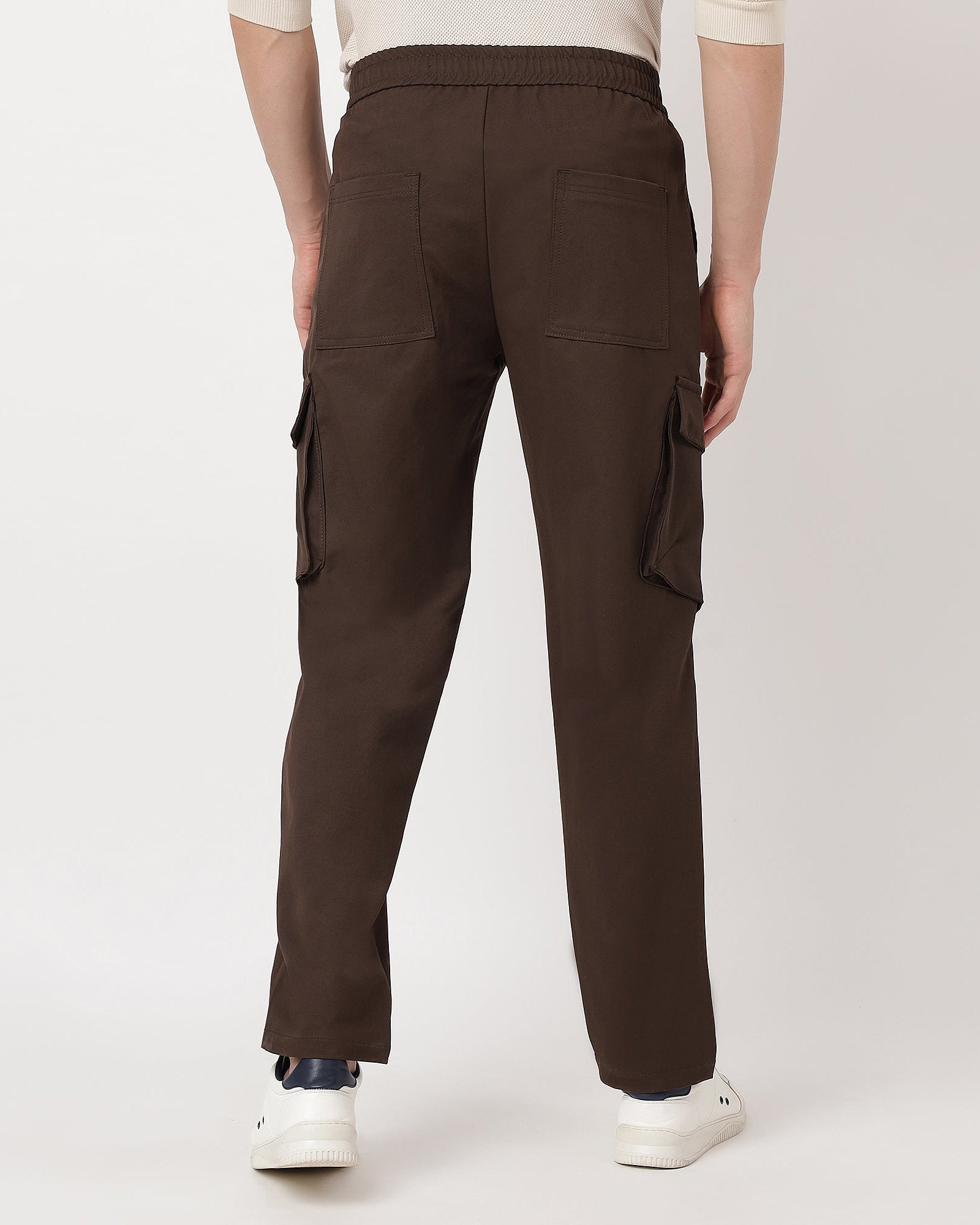 Brown-comfortable-cargos