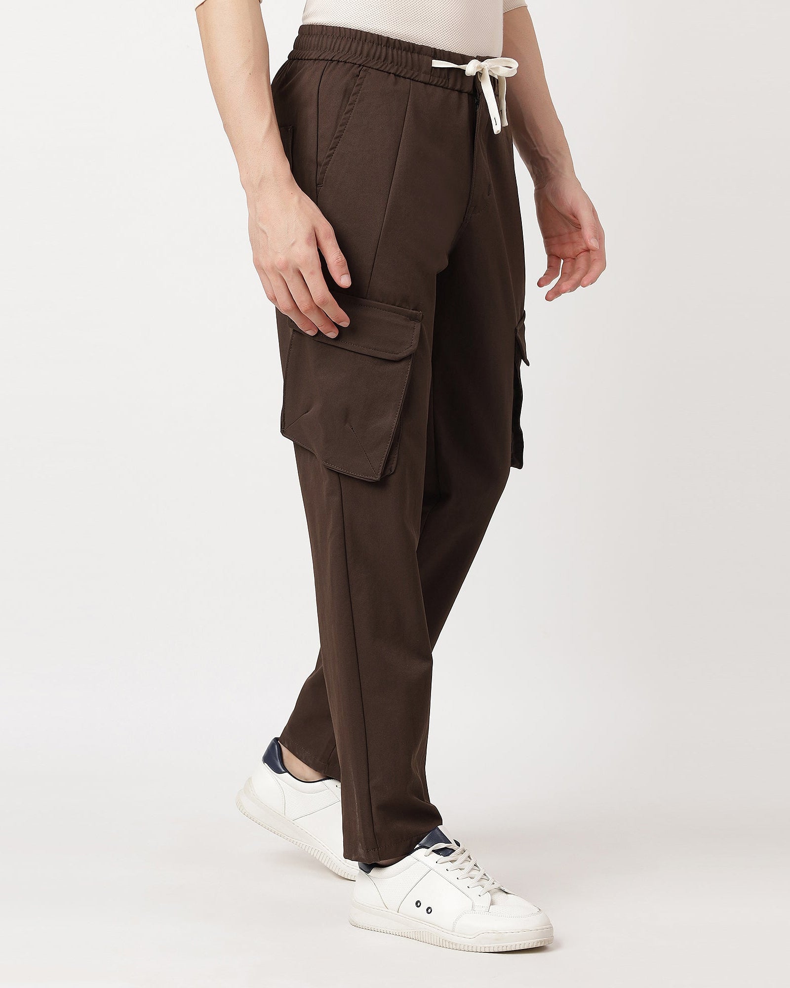 Brown-comfortable-cargos