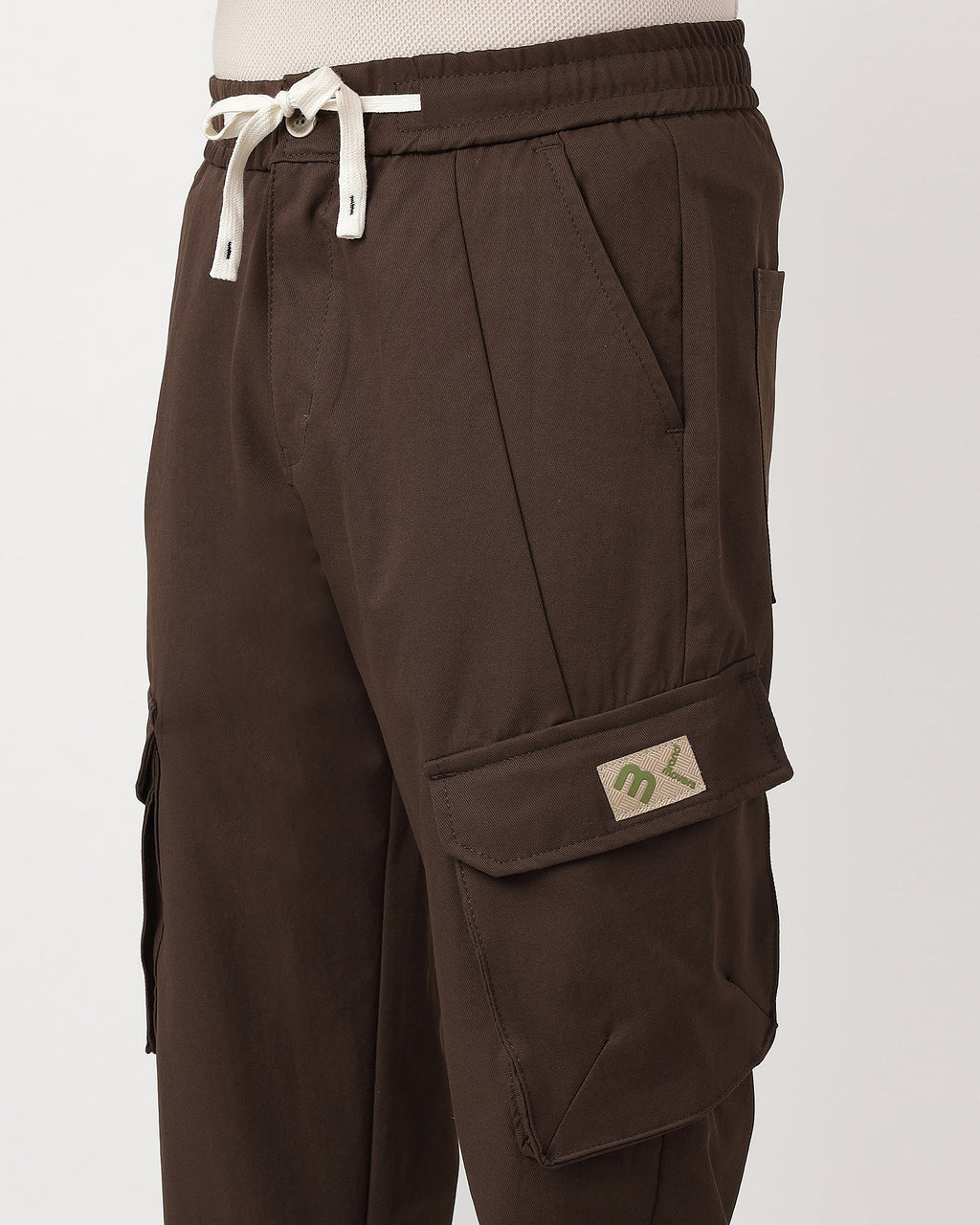 Brown-comfortable-cargos