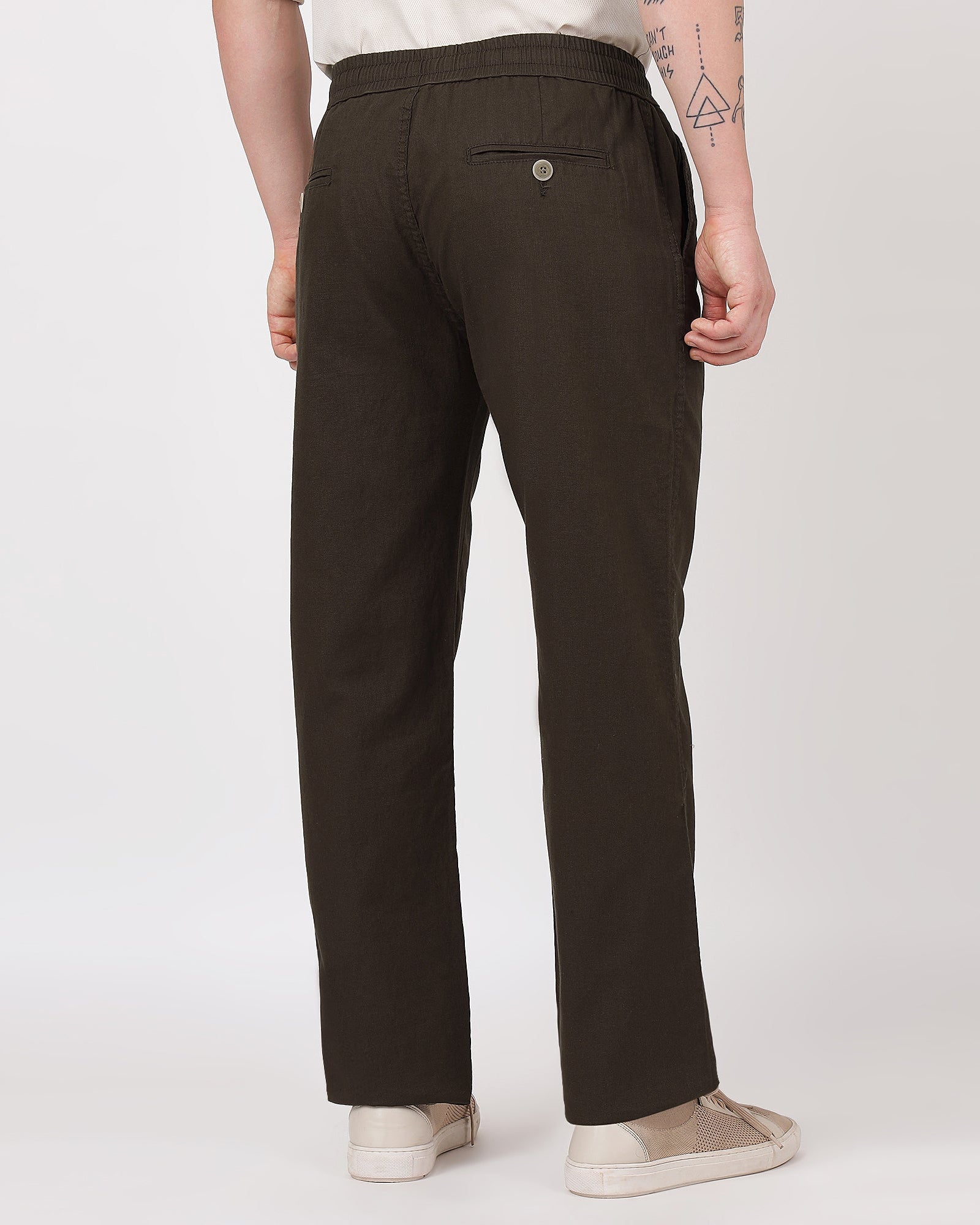 Premium and comfortable brown linen pants
