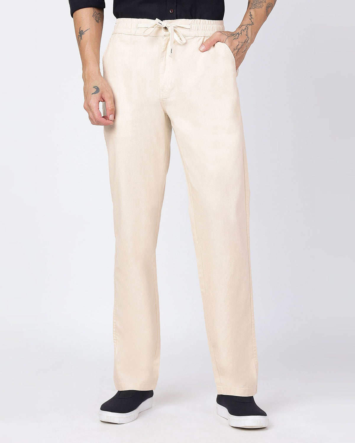 best mens linen trousers
