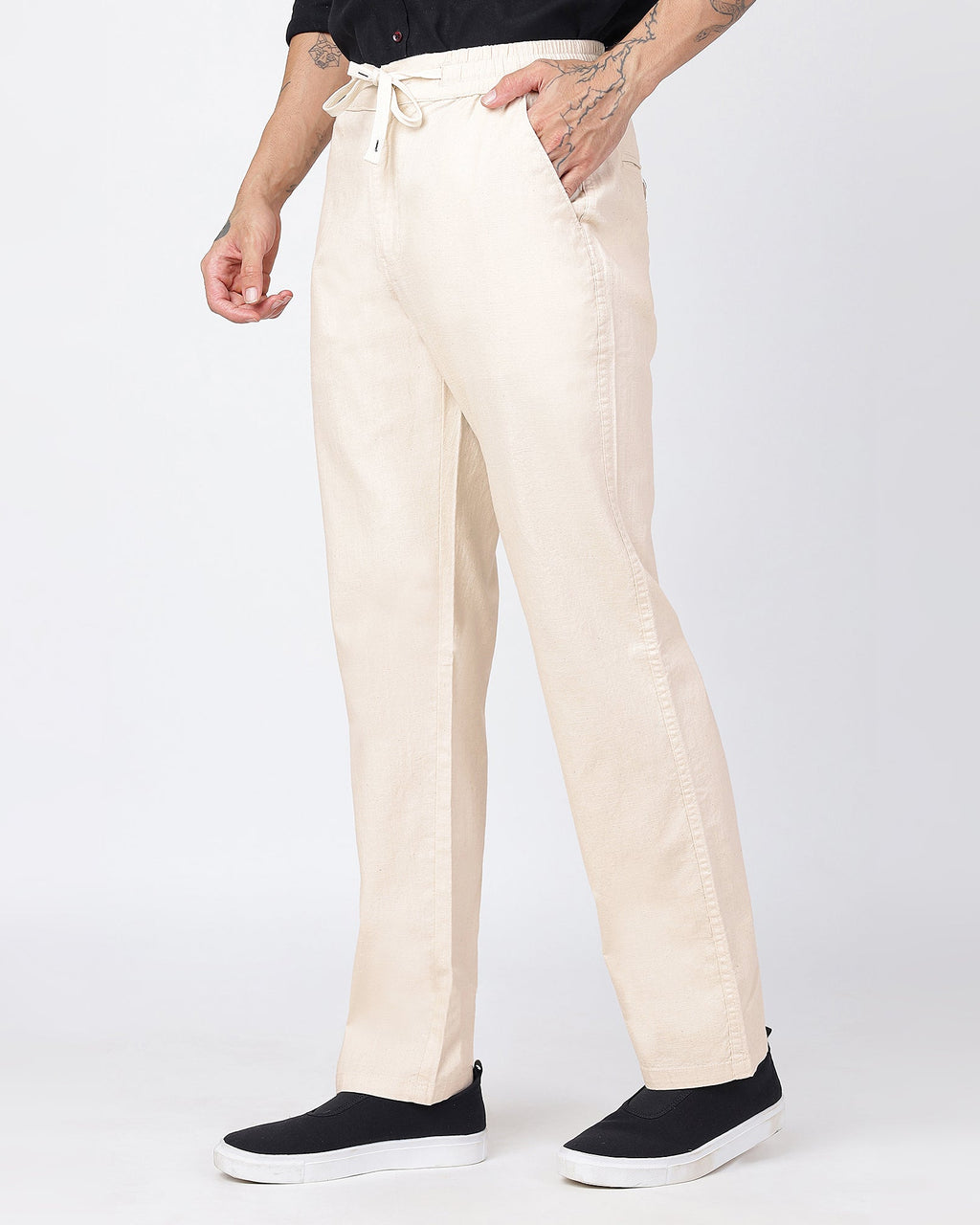 best mens linen trousers

