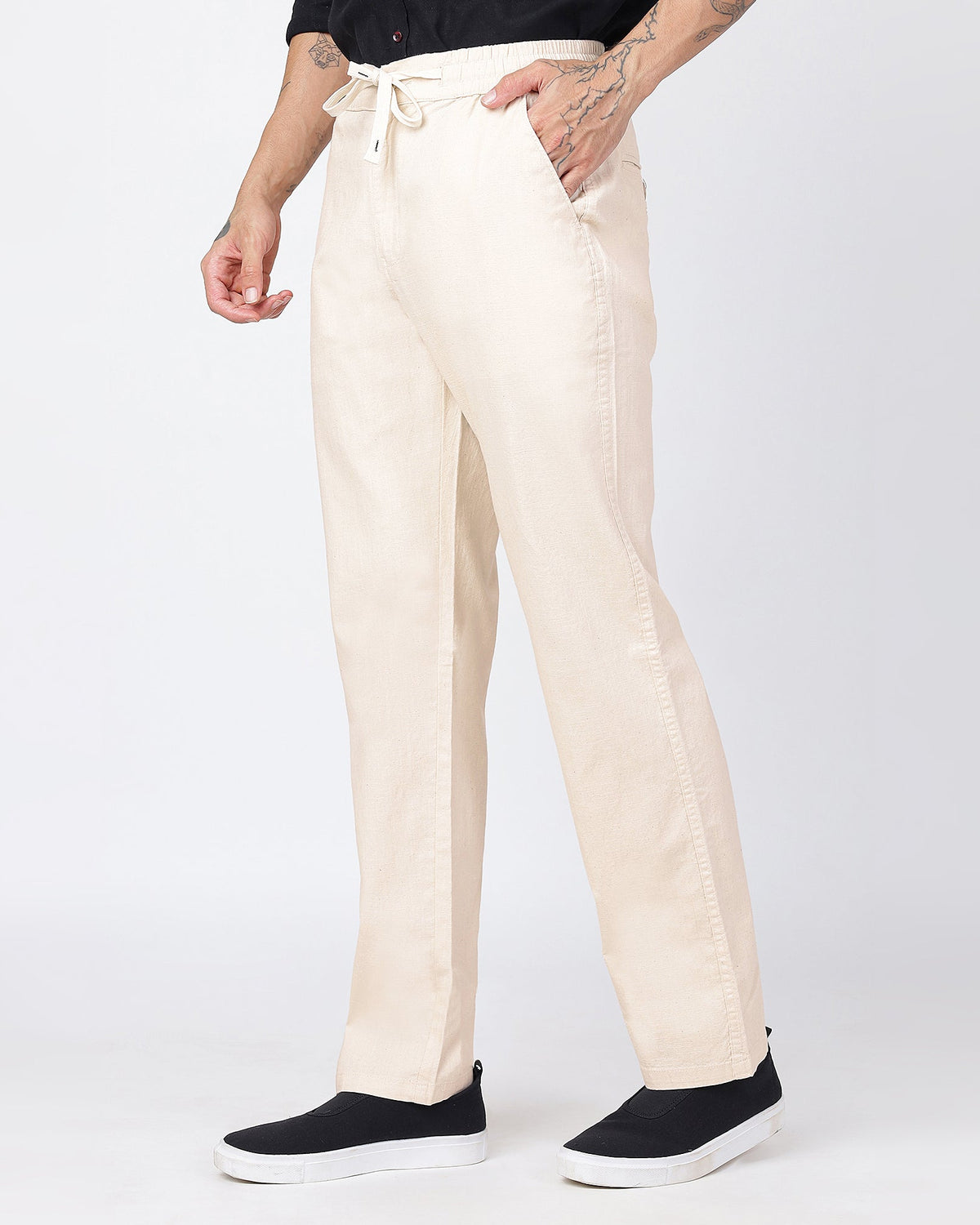 best mens linen trousers
