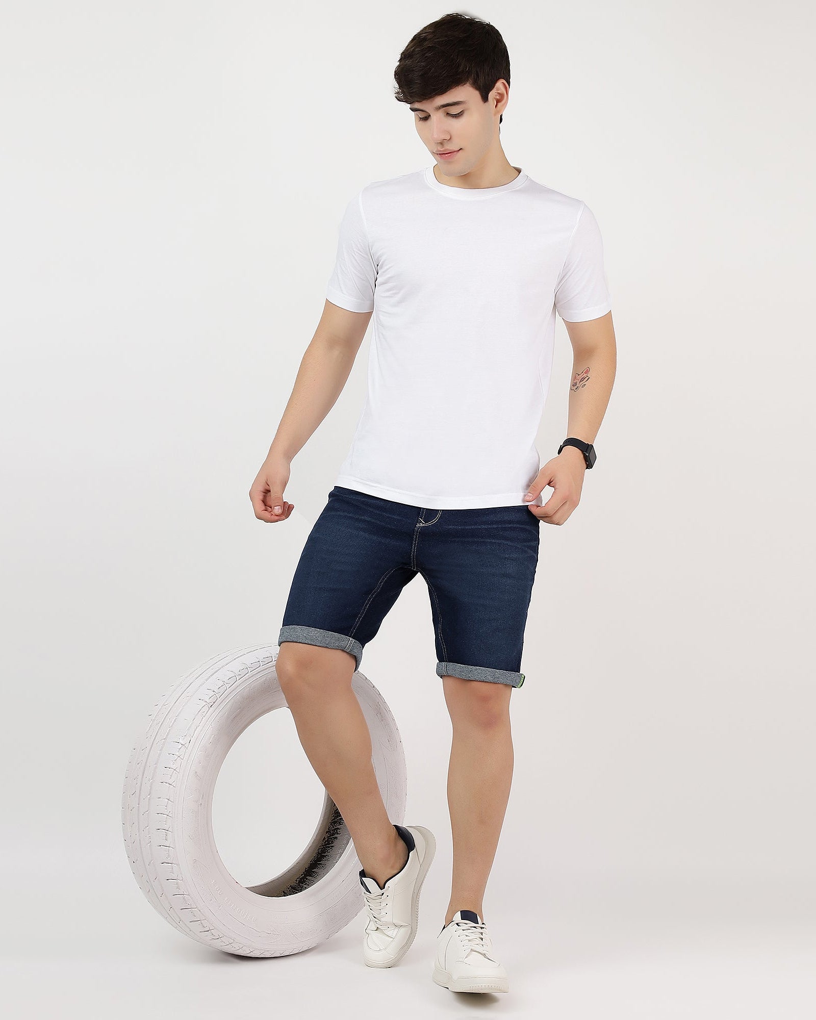 Comfortable denim shorts