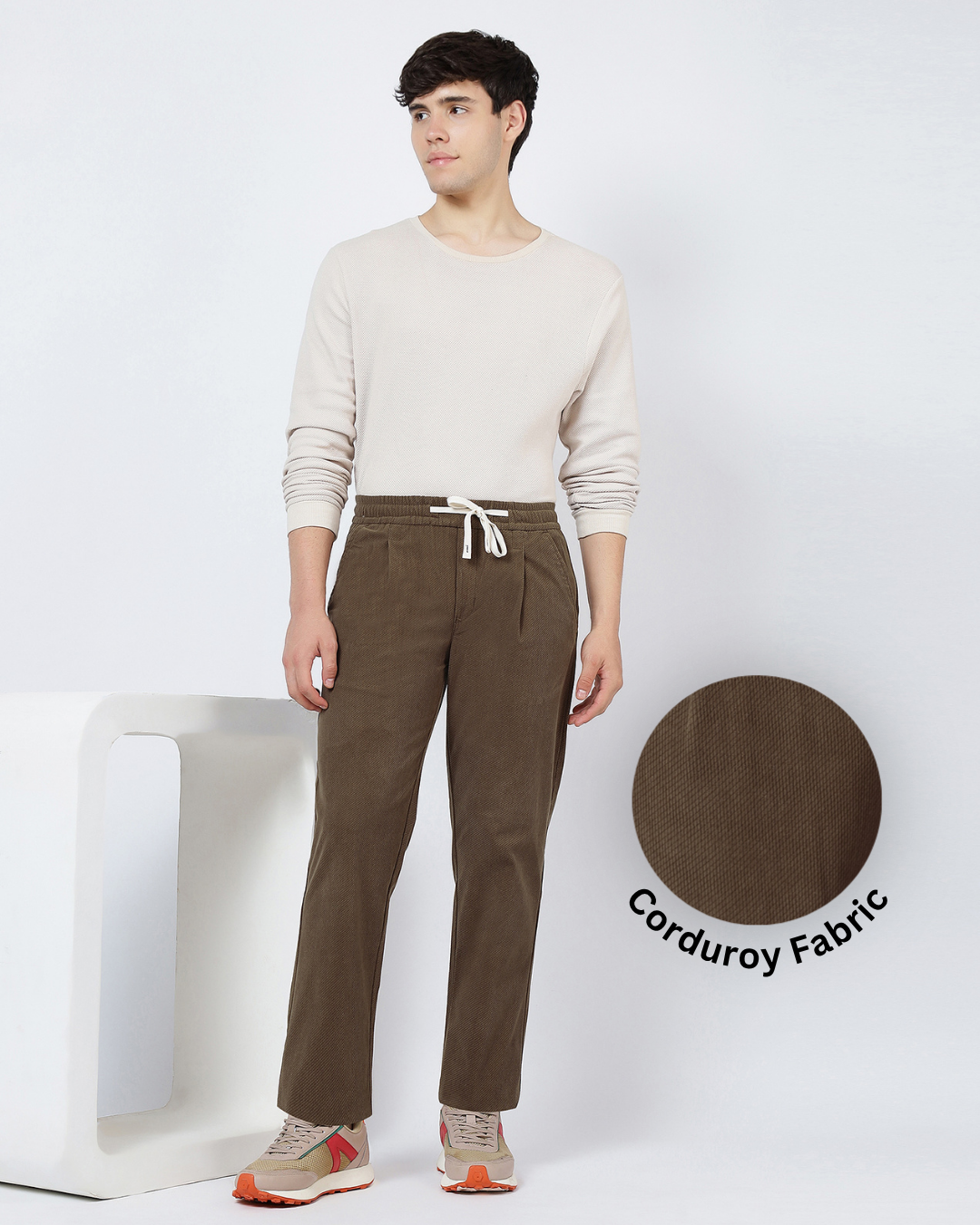 Corduroy Pants 001 [Brown]
